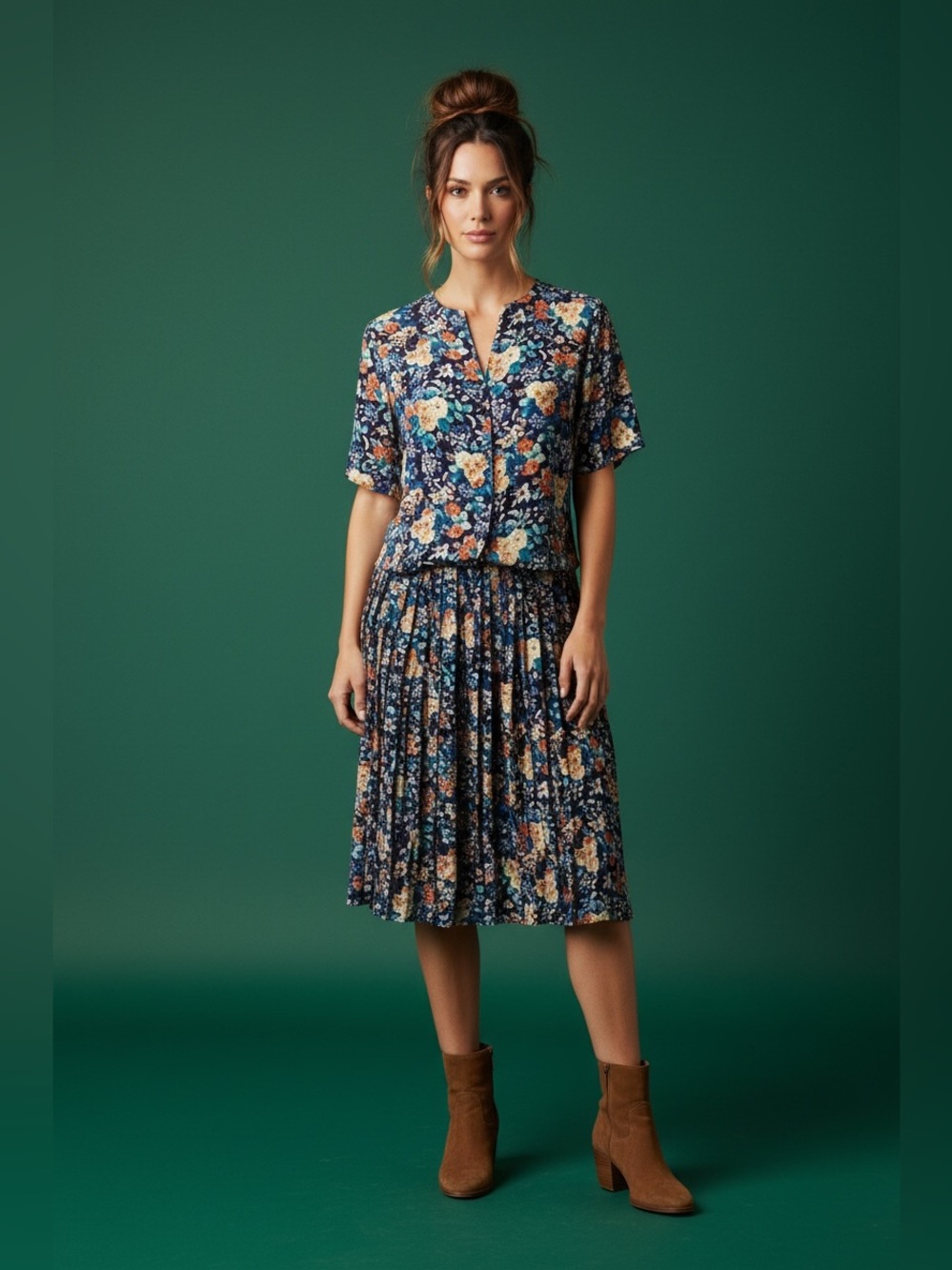 Top and skirt vintage combo